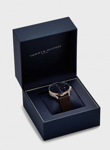 Men's Leather Analog Wrist Watch 1791712