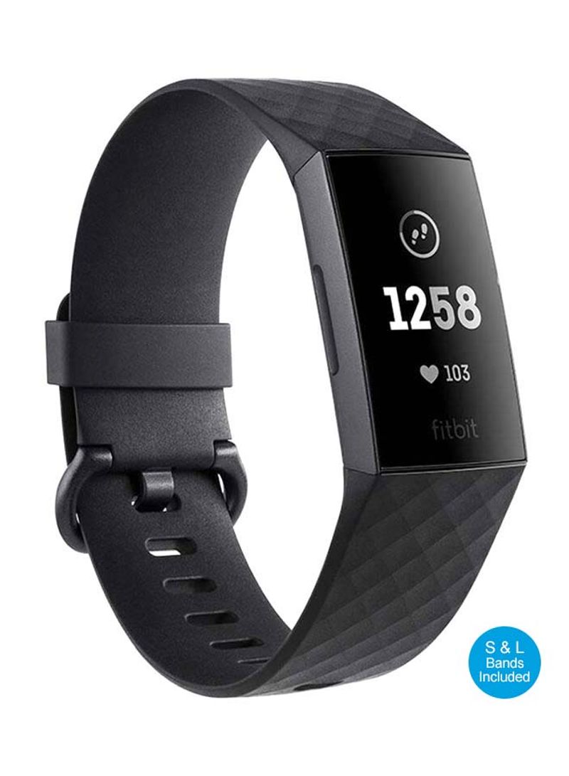 Charge 3 Fitness Tracker With Swim Tracking Black/Graphite