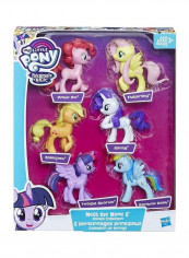 6-Piece My Little Pony Meet The Mane Collection Animal Figure Set