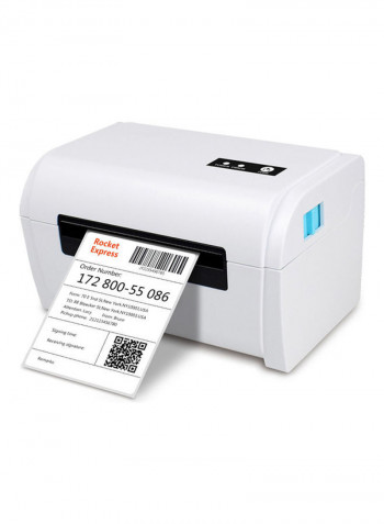 Aibecy Thermal Label Printer USB BT Connection White