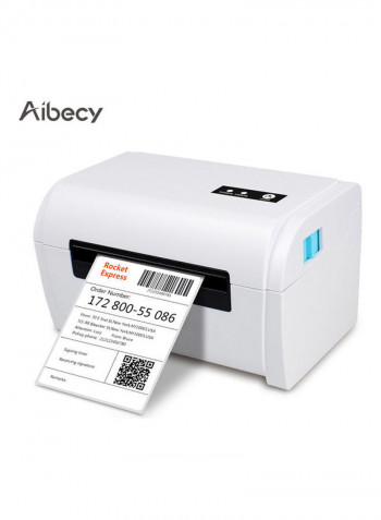 Aibecy Thermal Label Printer USB BT Connection White