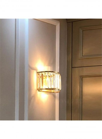 E14 LED Wall Light Gold/Clear