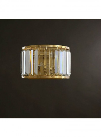 E14 LED Wall Light Gold/Clear