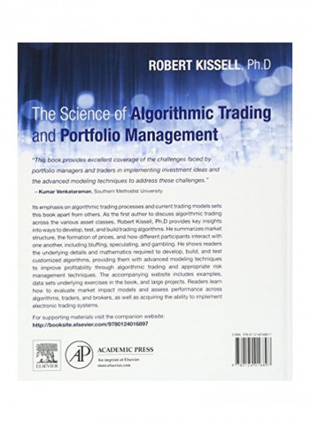 The Science Of Algorithmic Trading And Portfolio Management Paperback