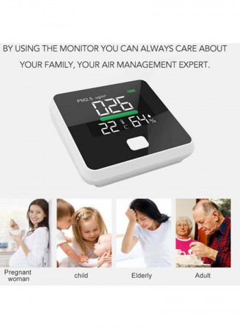 Air Quality Analyzer Black/White