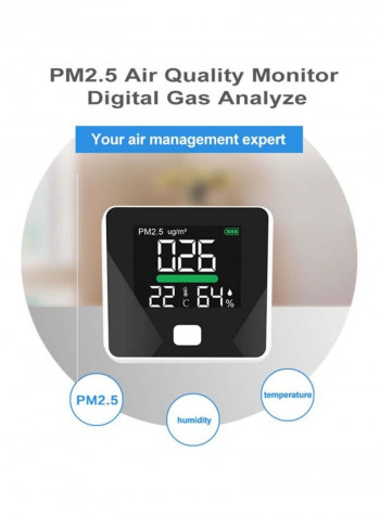 Air Quality Analyzer Black/White
