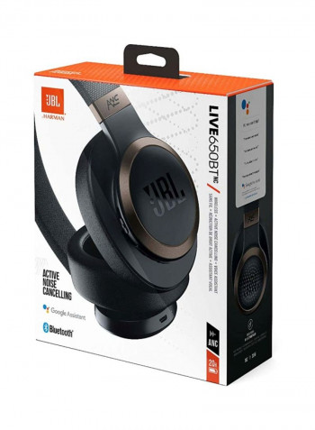 Live 650BT Wireless Over-Ear Headphones Black