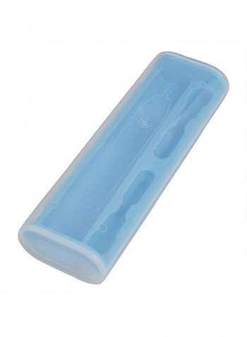 Plastic Travel Case For Oral B Pro 1000 Electric Toothbrush Blue