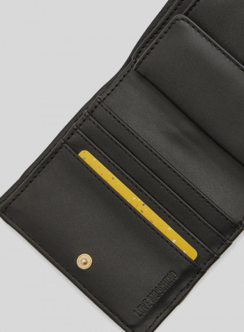 Slim And Lightweight Multi Slot Card Holder Black/Gold