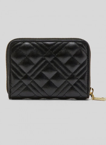 Slim And Lightweight Quilted Purse Black