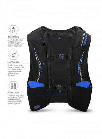 Mesh Hydration Vest Rucksack Bag