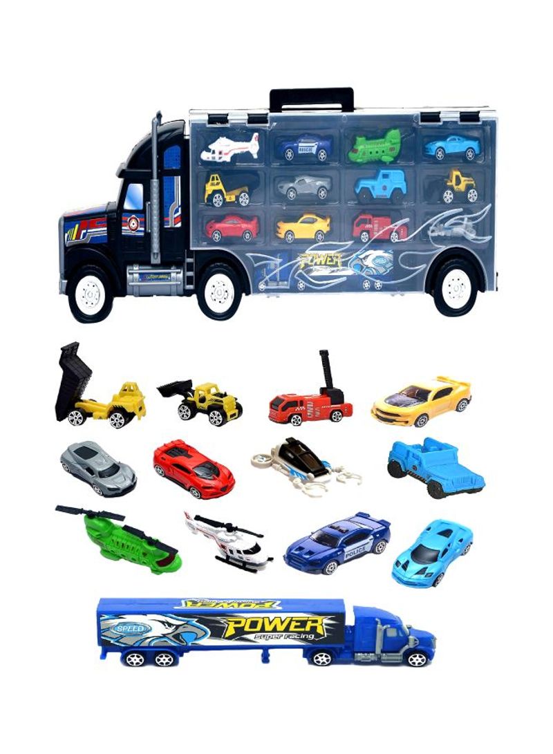 14-Piece Transport Carrier Truck And Vehicle