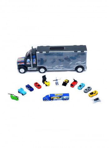 14-Piece Transport Carrier Truck And Vehicle