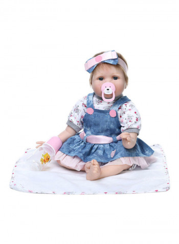 Reborn Toddler Baby Doll Girl  With Clothes 22inch