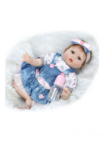 Reborn Toddler Baby Doll Girl  With Clothes 22inch