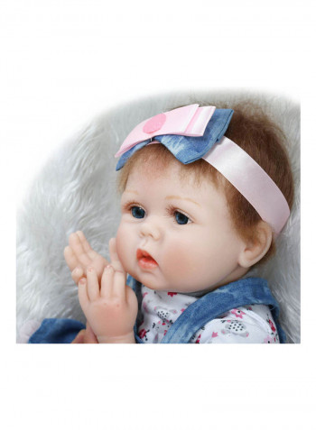 Reborn Toddler Baby Doll Girl  With Clothes 22inch
