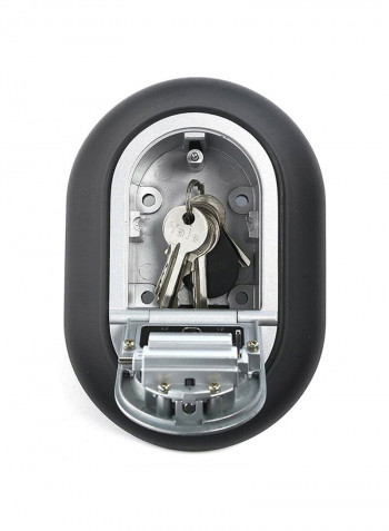 Secure Combination Key Access (Silver & Black) Multicolour 10millimeter