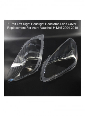 Pair Of Headlamp Lens Cover