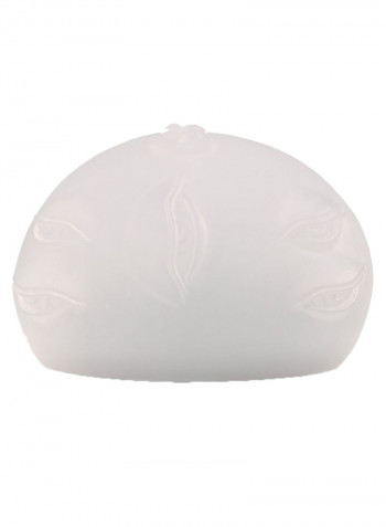 Five Eyes Glass Ornament White