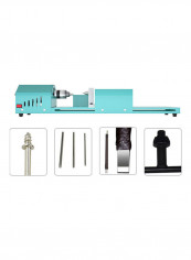 Household Multi Functional Small Turning Lathe Blue 42.00x9.00x14.00cm