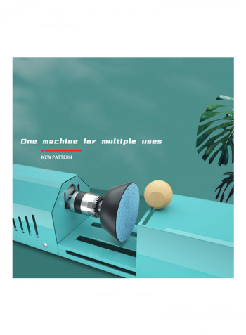 Household Multi Functional Small Turning Lathe Blue 42.00x9.00x14.00cm
