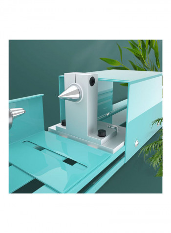 Household Multi Functional Small Turning Lathe Blue 42.00x9.00x14.00cm