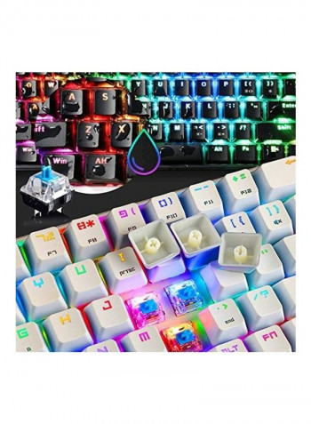 Mechanical Gaming Keyboard Mouse With Mousepad