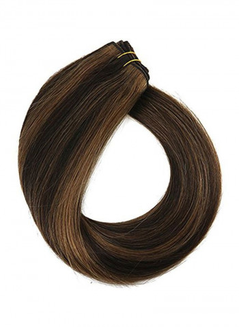 Bundle Of Brazilian Hair Extension Wig Brown 14inch