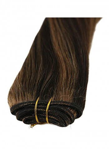 Bundle Of Brazilian Hair Extension Wig Brown 14inch