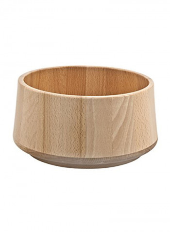 Malmo Wooden Bowl Brown 9.5 x 9.5 x 4inch