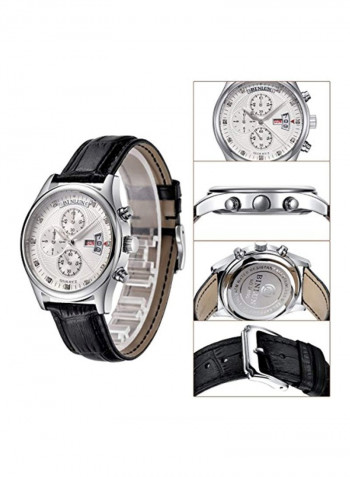 Men's Leather Chronograph Watch BL0015LBW