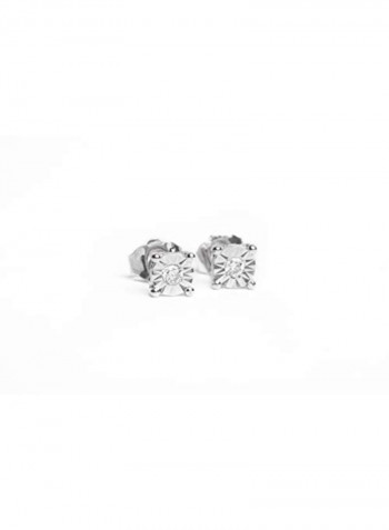 0.06 Ct Diamond Studded Stud Earrings