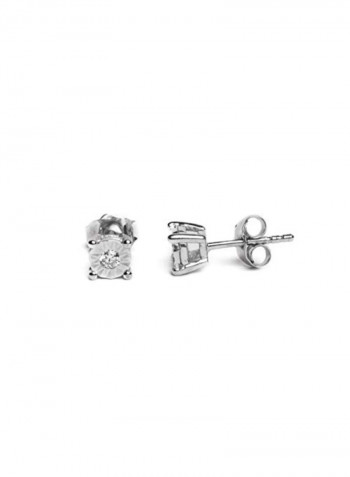 0.06 Ct Diamond Studded Stud Earrings