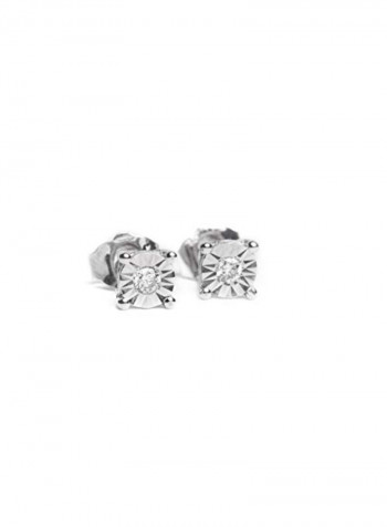 0.06 Ct Diamond Studded Stud Earrings