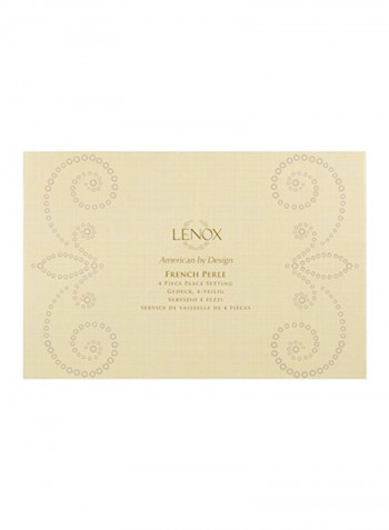4-Piece Place Setting Set White