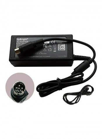 4-Pin 42V 1.38A AC/DC Replacement Adapter For Seiko Epson M247A M285A M248A Black