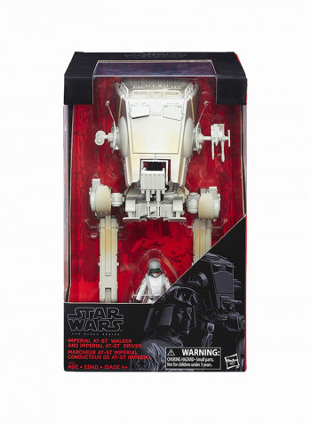 Star Wars Black Series Imperial ATST Walker And Imperial Driver Action Figure
