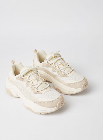 Alpha Ray Linear Sneakers Gardenia