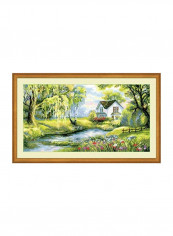 Corner of Paradise Cross Stitch Kit Green/White reviews Corner of Paradise Cross Stitch Kit Green/White