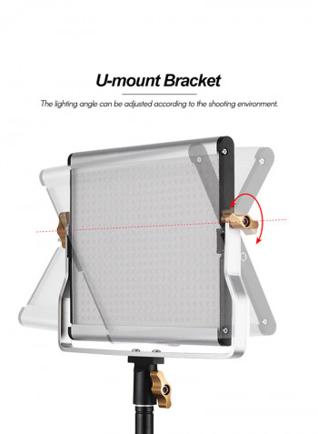 Portable Video Light Panel Fill In Lamp Black