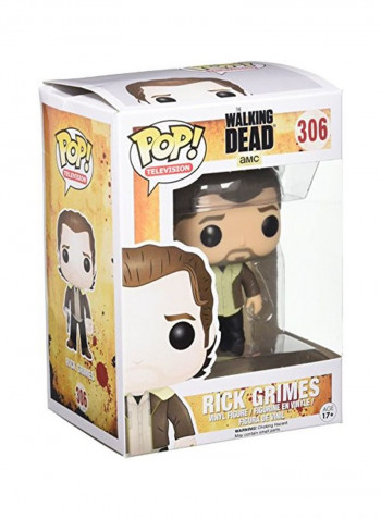 POP! TV Walking Dead Season 5 Rick Grimes Vinyl Bobblehead 6510 3.75inch