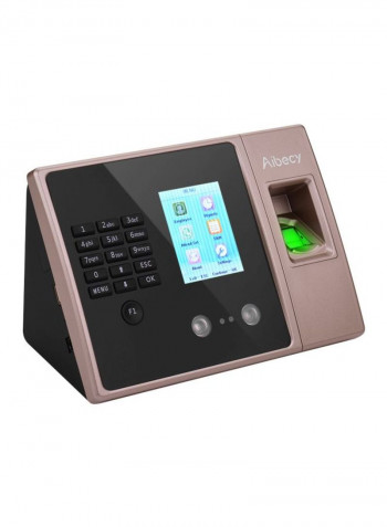Fingerprint Attendance Biometric Machine Rose Red