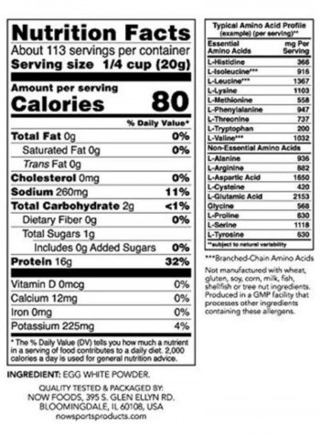 Egg White Protein Powder