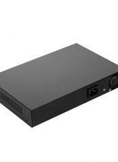 POE Switch With 16 POE Ports 2 Gigabit POE Switch Power For UK Plug Black