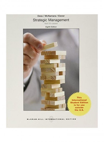 Strategic Management: Text And Cases Paperback by Gregory Dess - 16-01-2016