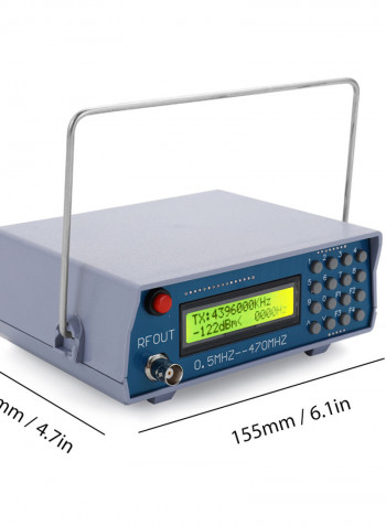 Signal Generator Meter Tester Blue/Grey 21 x 7 x 16cm
