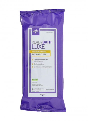 Pack Of 24 Antibacterial Body Cleansing Cloth Wipes, 192 Count