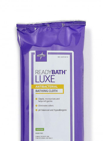 Pack Of 24 Antibacterial Body Cleansing Cloth Wipes, 192 Count