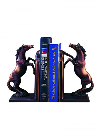 2-Piece Horse Design Bookend