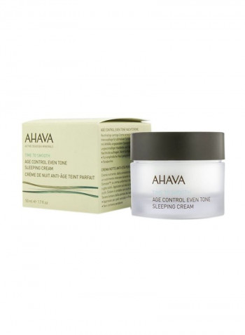 Time To Smooth Age Control Even Tone Sleeping Cream 50ml